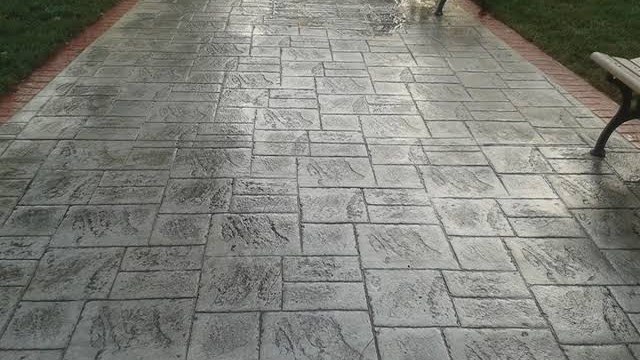 Baskı beton uygulaması 02
